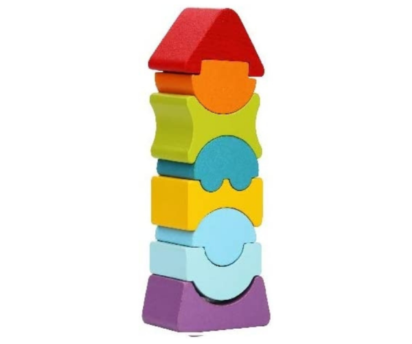 ASM12718 - CUBIKA - Chamboul'tour de madera de 8 piezas - 1
