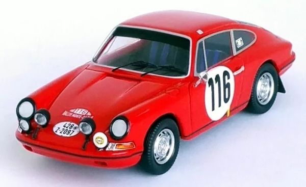 TRODSN132 - PORSCHE 911T #116 Rally de Montecarlo 1968 P.TOIVONEN / M.TIUKKANEN - Limitado a 150ex. - 1