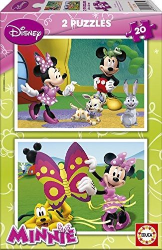 EDU15135 - 2 Rompecabezas 20 Piezas DISNEY - Minnie - 1