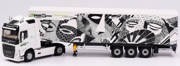 ELI116408 - VOLVO FH 4 F Globetrotter 500 4x2 y remolque cubierto Phone Express Clement Laurentin - 1
