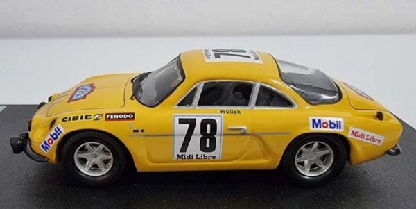 TRORRFR25 - RENAULT-ALPINE A110 #78 10° Critérium des Cévennes 1969 B.WOLLEK / M.GRANDRIVE - 1