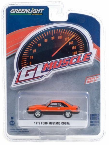 GREEN13290-C - FORD Mustang Cobra 1979 naranja GL Muscle Series vendido en blister - 1