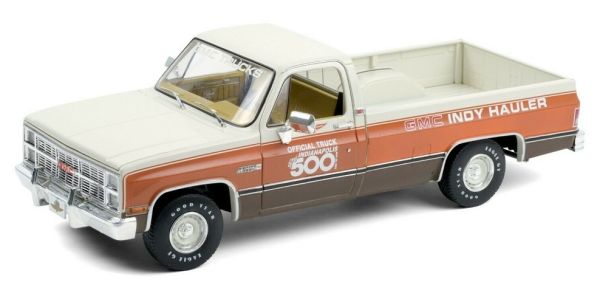 GREEN13564 - GMC Sierra Grande Classic 1500 Pickup 1983 Indy Hauler Brown and White 67th Annual Indianapolis 500 Mile Race Official Truck - 1