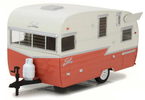 GREEN18415 - Caravana SHASTA Aire Flyte blanco y rojo coral - 1