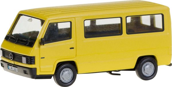 HER028806 - MERCEDES BENZ 100D minibús amarillo - 1