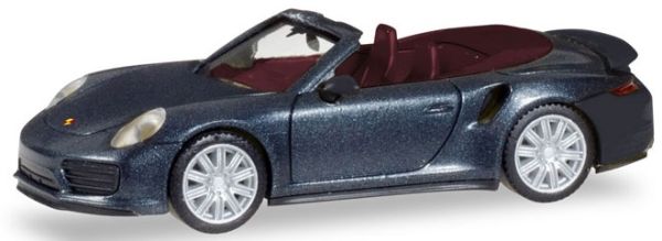 HER038928 - PORSCHE 911 Turbo descapotable gris oscuro - 1