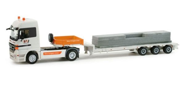 HER158091 - MERCEDES Actros LH08 4x2 con remolque góndola rebajada 3 Ejes + Carga - BFU - 1