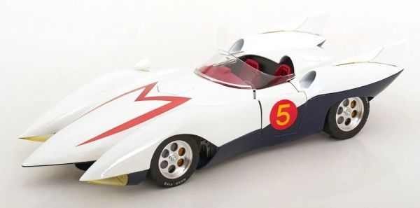 HAM-010 - Speed ​​​​Racer MACH 5 PreMo Blanco y Azul - 1