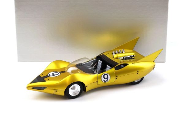 HAM-011 - Speed ​​​​Racer MACH 5 PreMo Serie 2 Amarillo Metalizado - 1