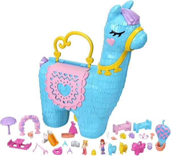 MATHHX74 - Fiesta de pijamas - Lama Sorpresa - Polly Pocket - 1