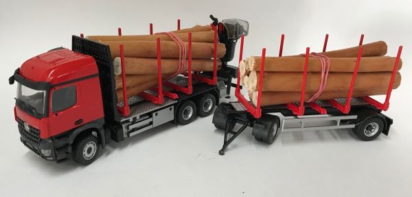 CON78233/0 - MERCEDES-BENZ Arocs portador de troncos con remolque de troncos - 1