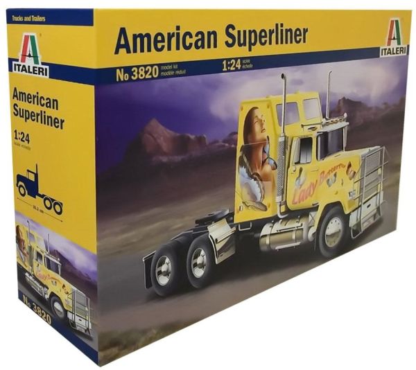 ITA3820 - Modelo AMERICANO Superliner Lady Butterflty para montar y pintar - 1