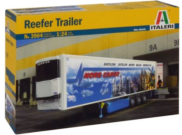 ITA3904 - Remolque frigorífico CARRIER 3 ejes modelo Nord Cargo para montar y pintar - 1
