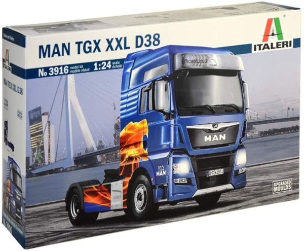 ITA3916 - Maqueta MAN TGX XXL D38 4x2 para montar y pintar - 1