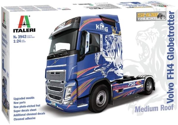 ITA3942 - VOLVO FH16 750 4x2 Globetrotter maqueta para montar y pintar - 1