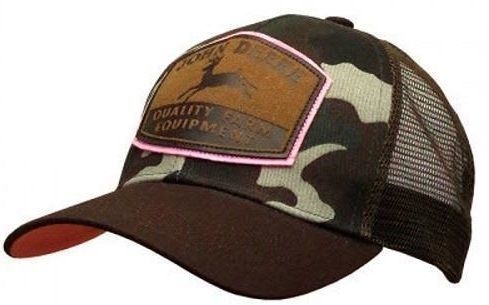 JA2308-0416-BW - Gorra mujer JOHN DEERE camuflaje Maquinaria Agrícola de Calidad - 1