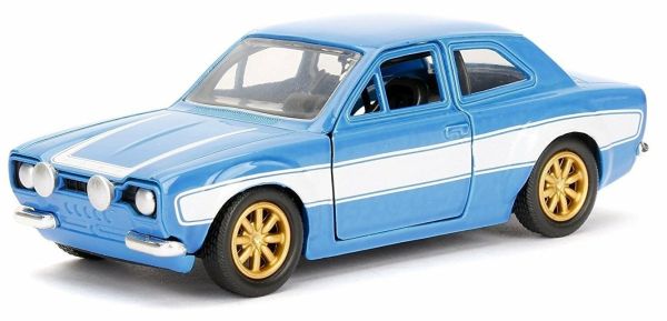 JAD253202000C - FORD Escort azul con rayas blancas de Brian's Fast & Furious - 1