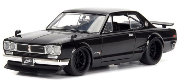 JAD99686 - 1971 negro NISSAN Skyline 2000 GT-R por Brian Fast And Furious - 1