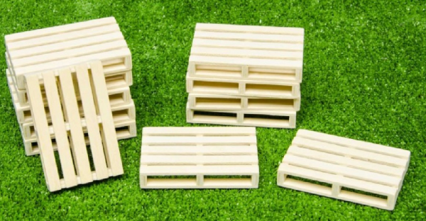KID610023 - Juego de 6 paletas de madera en miniatura - 1