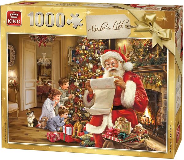 KING05767 - Puzzle de 1000 piezas La lista de Navidad - 1
