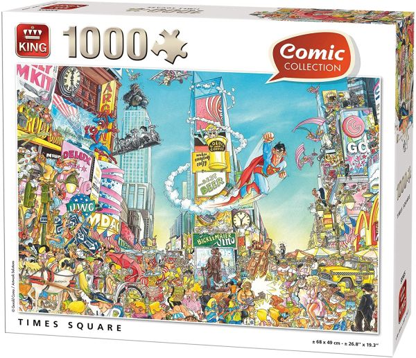 KING55905 - Rompecabezas de 1000 piezas Time Square - 1