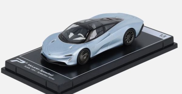 KTH13 - McLAREN Speedtail Plateado - Colección Hypercar League - 1