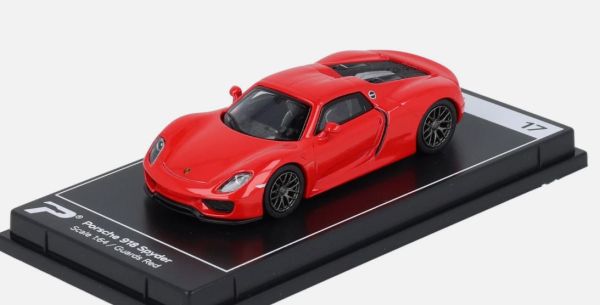 KTH17 - PORSCHE 918 Spyder Rojo - Colección Hypercar League - 1