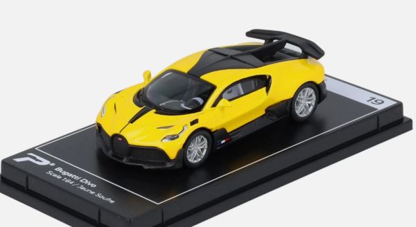 KTH19 - BUGATTI Divo Amarillo - Colección Hypercar League - 1