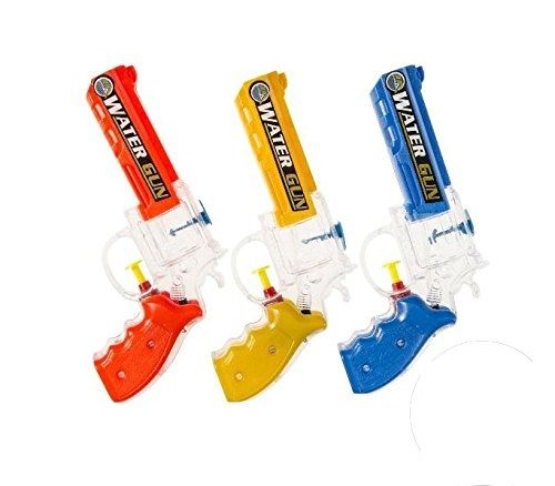 LPLI4391 - pistola de agua con deposito - revólver - 18cm - modelo Random - 1