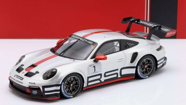 IXO-LEGT18-23CUP005 - PORSCHE 911 GT3 Cup Track Expérience 2023 Plata y rojo - 1