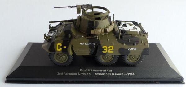 MAGMIVFORDM8 - Coche blindado ligero FORD M8 2ª división blindada Batalla de Avranche Normandía Francia 1944 - 1