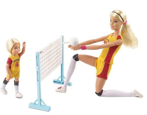 MATFRL33 - Entrenamiento de voleibol de BARBIE y Chelsea - 1