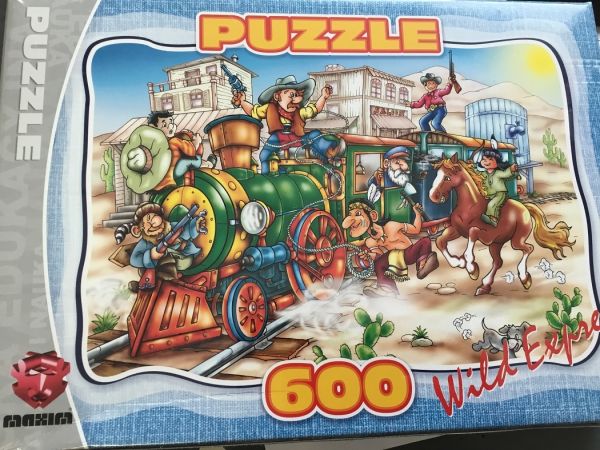 MAX6000501 - Puzzle 600 Piezas Locomotora - 48;5 x 33;5 cm - 1