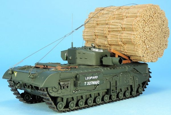 MFT48607 - CHURCHILL MK IV lleva fajines playa dorada día d 6 de junio de 1944 79 división armada limitada a 100 copias - 1