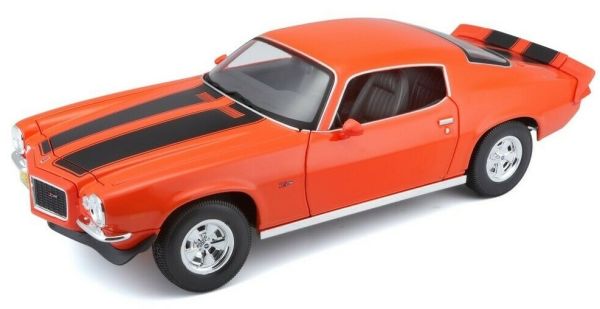 MST31131 - CHEVROLET Camaro Z28 1971 naranja con franjas negras - 1