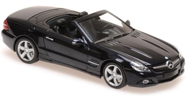 MXC940037531 - MERCEDES BENZ Clase SL cabriolet open 2008 azul oscuro metalizado - 1
