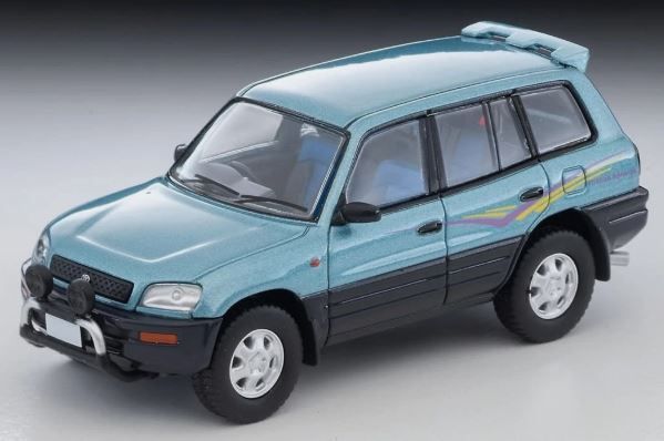TOMLV-N354B - Toyota RAV4 de 1995, color azul verdoso metalizado. - 1