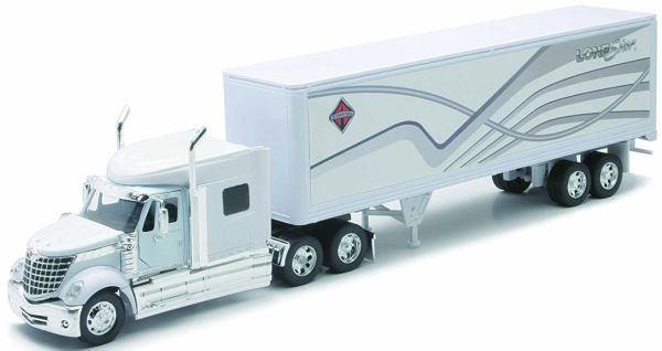 NEW10183 - INTERNATIONAL 6x4 blanco con carrocería semirrígida blanca 2 ejes rotulación INTERNATIONAL LONE STAR - 1