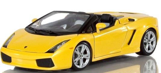 NEW19213H - LAMBORGHINI Gallardo Spyder descapotable amarillo - 1