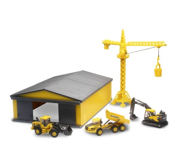 NEW32105 - Caja de obra con máquinas VOLVO - 1