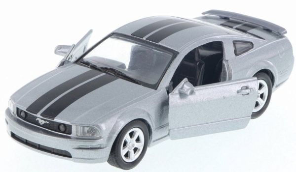 NEW50433Y - FORD Mustang gris con rayas negras - 1