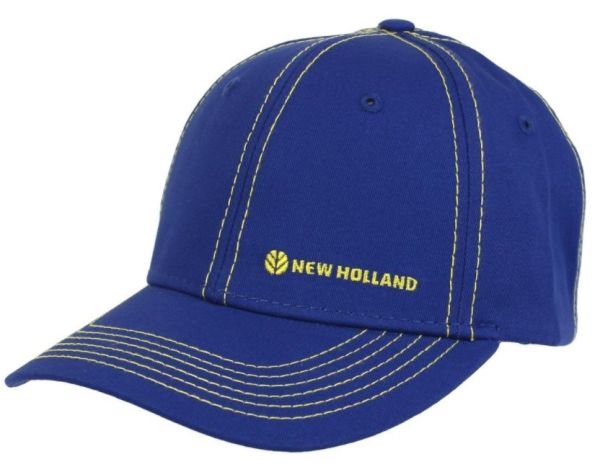 CASNH2185 - Gorra NEW HOLLAND azul con logo amarillo - 1