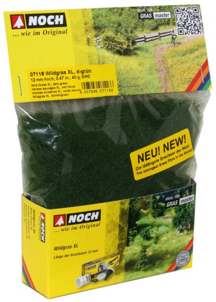 NOC07116 - Flocado hierbas XL 12mm verde oscuro 40grs - 1