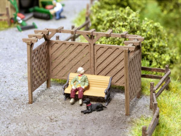 NOC14229 - Pérgola para montar 3;2x2;5cm vendida sin banco ni figuras - 1