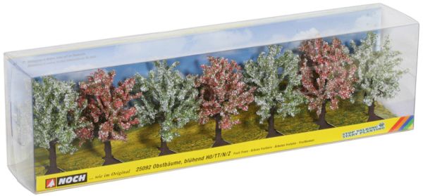 NOC25092 - Set de 7 árboles frutales en flor 8cm - 1