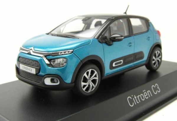 NOREV155264 - CITROEN C3 2020 azul verde metalizado techo negro - 1