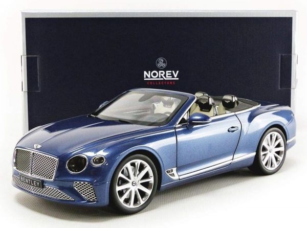 NOREV182785 - BENTLEY Continental GT cabriolet open 2019 azul cristal metalizado - 1