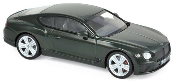 NOREV270322 - BENTLEY Continental GT sedan 2018 verde oscuro metalizado - 1
