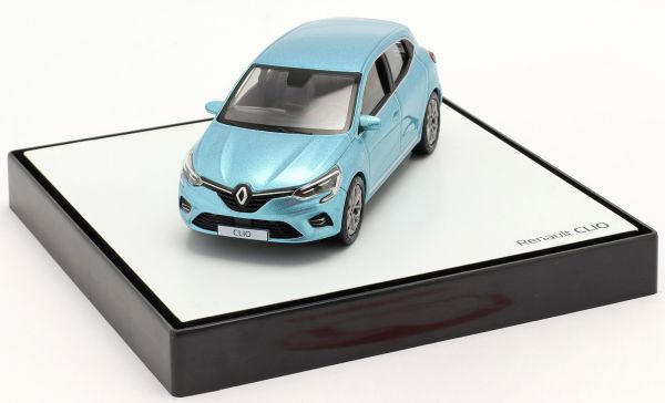 NOREV40637 - Caja fabricante RENAULT Clio V 2019 azul cielo metalizado - 1