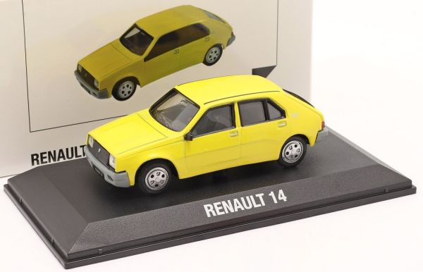 NOREV75930 - RENAULT R14 1976 GTL fase I fabricante caja amarilla - 1